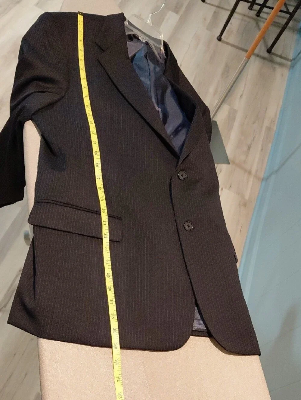 Pierre Cardin Men's Dark Navy Sport Coat - Two-Button Blazer